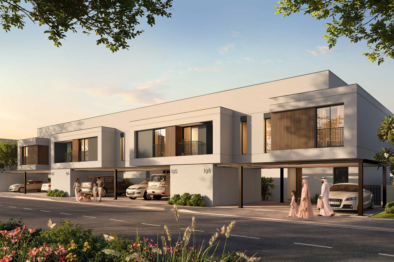 Al Ghadeer Gardens N2 — official Aldar architectural illustration