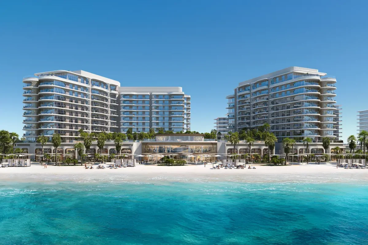 Fahid Beach Terraces — official Aldar architectural illustration