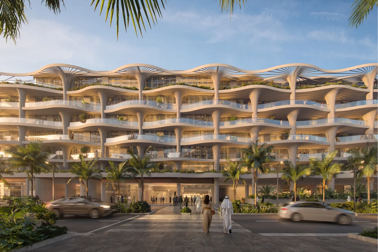 Mamsha Palm — official Aldar architectural illustration