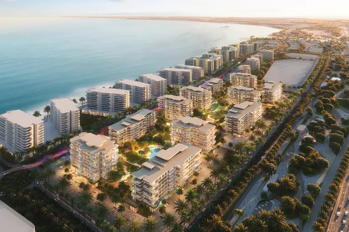 The Beach House Fahid — official Aldar architectural illustration