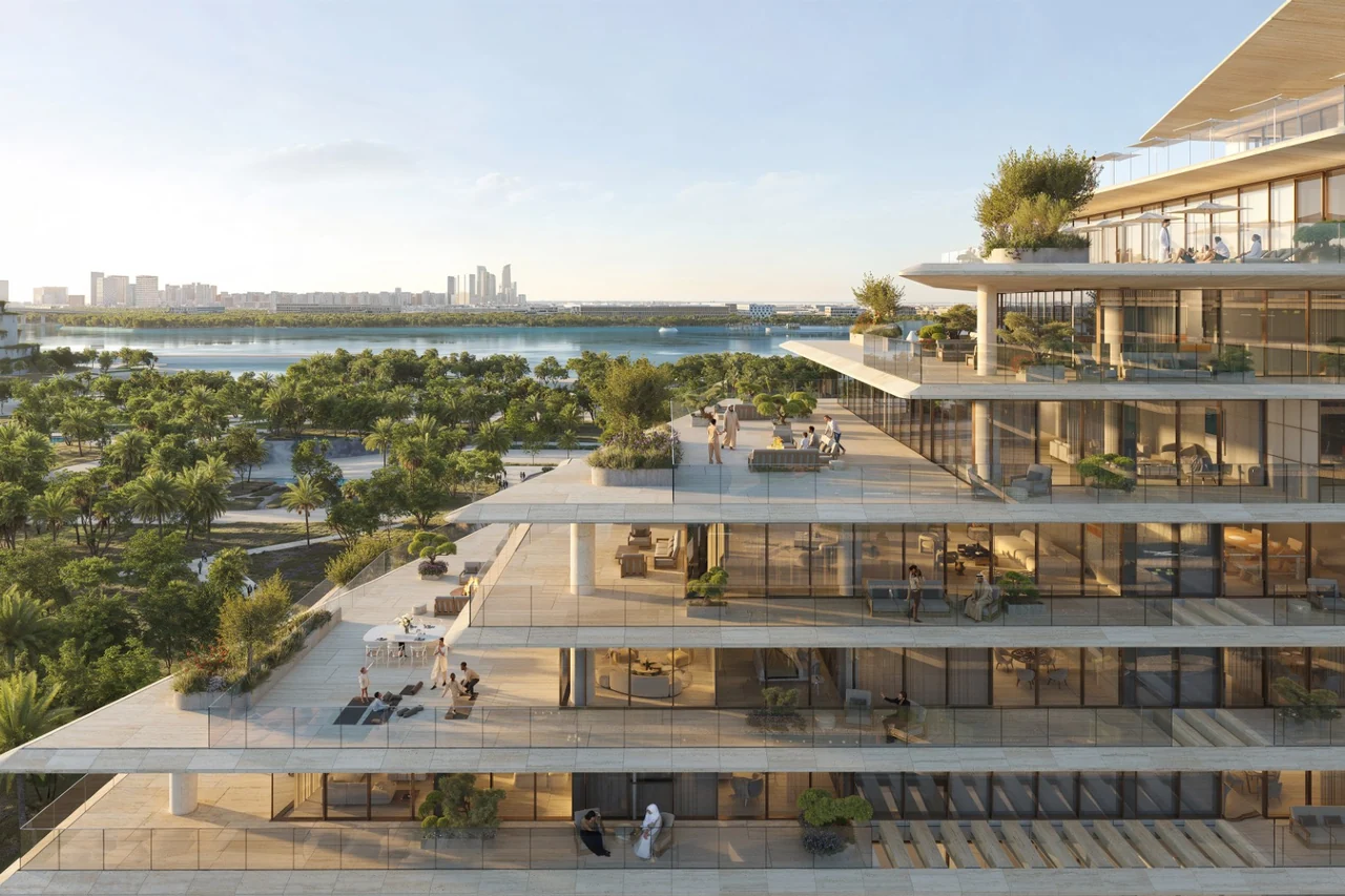 The Source Terraces — official Aldar architectural illustration
