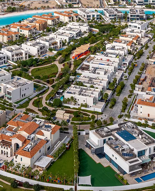 MBR City District One: community buildings and surroundings