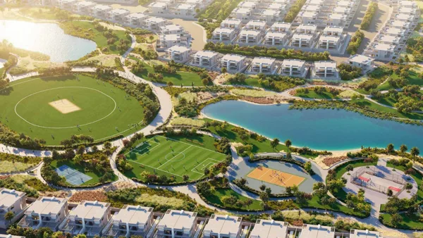 DAMAC Hills 2: official rendering of the community and proposed recreation landscape