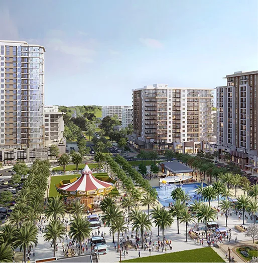 Town Square Dubai: official development rendering