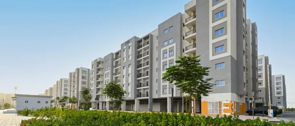 Wasl Village: community buildings and surroundings