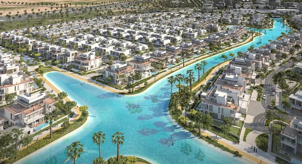Official rendering of South Bay, within Dubai South Residential District