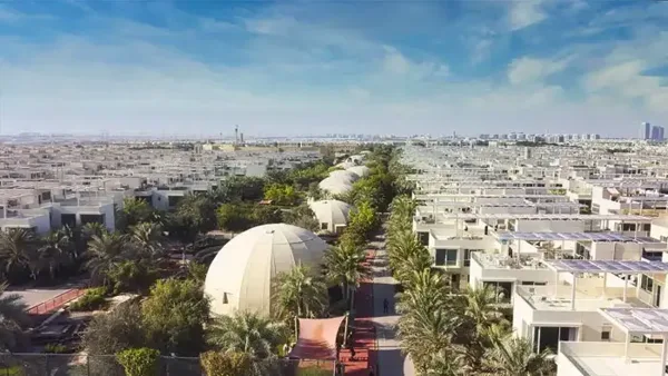The Sustainable City Dubai: community buildings and surroundings