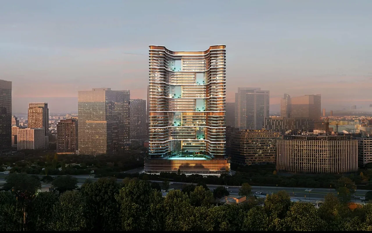 Binghatti Hillviews — developer architectural rendering